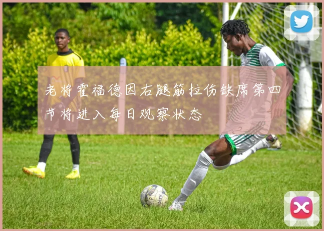 老将霍福德因右腿筋拉伤缺席第四节将进入每日观察状态